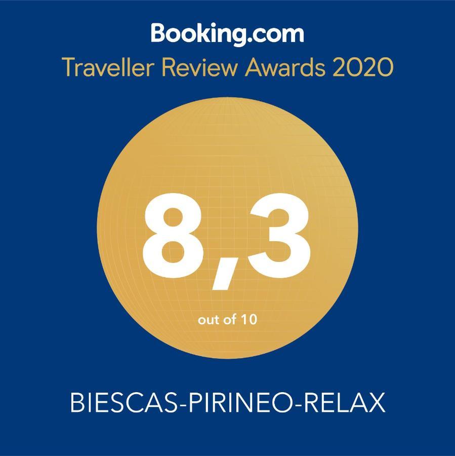 Biescas-Pirineo-Relax Lägenhet Exteriör bild