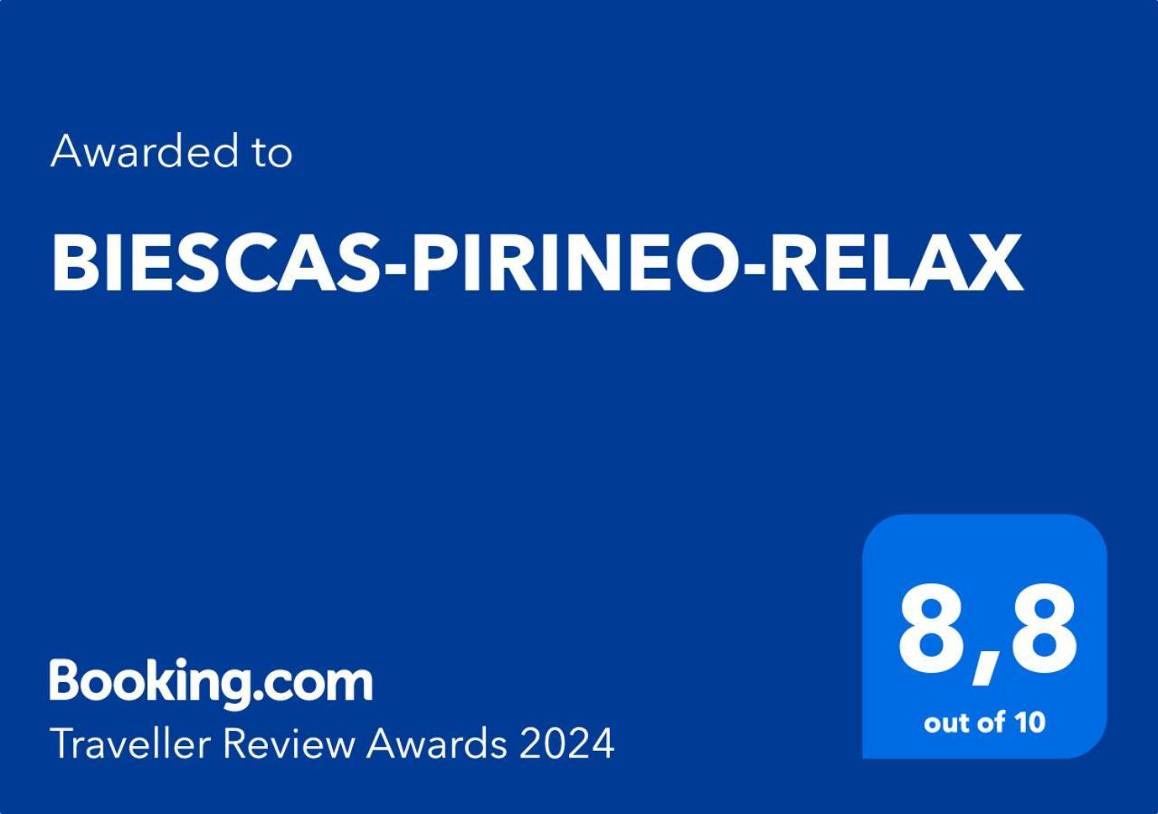 Biescas-Pirineo-Relax Lägenhet Exteriör bild